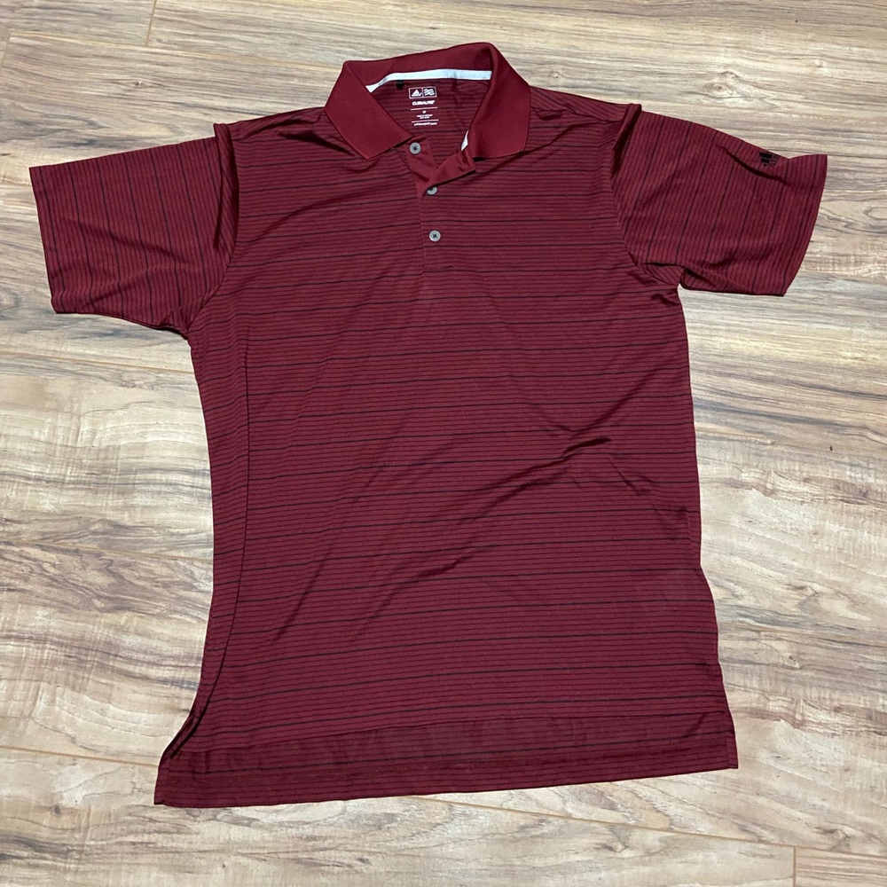 Adidas Golf Polo. Size Md. Burgandy